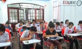 Các thí sinh tại khu vực Đà Nẵng đang tập trung làm bài