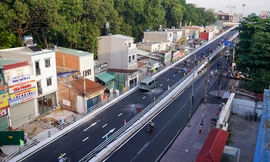 Cầu vượt chữ N ở cửa ngõ Tân Sơn Nhất thông xe nhánh cuối