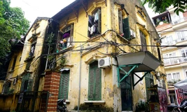 Một ngôi nhà được xây năm 1920 tại Hà Nội.