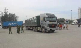 Hiện trường tai nạn.