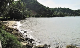 Vịnh Tây Nam - nơi phát hiện những đồng tiền cổ.