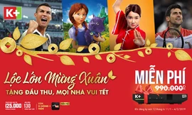 Truyền hình K+ tặng đầu thu miễn phí xem Asian Cup