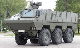 Bằng chứng xe thiết giáp Typhoon-K Nga chống đạn siêu việt