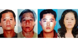 Quân (trái) và những đồng phạm đã được nhận dạng. Ảnh: C.A.