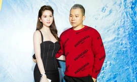 Ngọc Trinh diện đầm cúp ngực khoe đường cong gợi cảm bên Vũ Khắc Tiệp