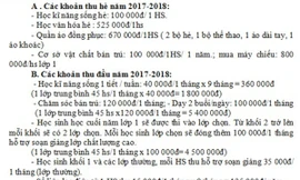 Chấn chỉnh tình trạng lạm thu đầu năm học