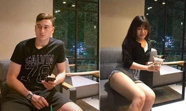 Đặng Văn Lâm và bạn gái tin đồn Yến Xuân