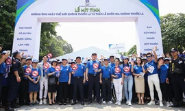 Mít tinh hưởng ứng Ngày Thế giới không thuốc lá 31/5