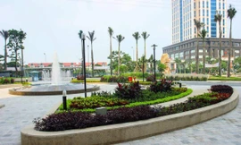 Dự án được bố trí lõi landscape sẽ dễ dàng tạo ấn tượng với khách hàng