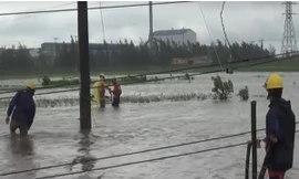 EVNNPC khẩn trương khắc phục sự cố lưới điện bị ảnh hưởng của bão số 3