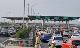 VEC đề nghị Bộ GTVT bỏ trạm thu phí Đại Xuyên trên cao tốc Cầu Giẽ - Ninh Bình. Ảnh: Hoàng Anh.