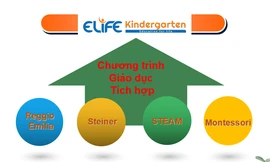 E-Life Kindergarten: Chương trình dạy học phân hóa, giáo dục sáng tạo