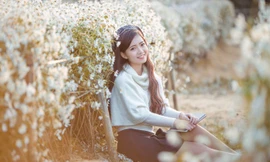 Ngất ngây trước vẻ đẹp tinh khôi của cô giáo đẹp nhất nhì Hà Nội