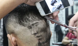 Fan mê mẩn ngắm tác phẩm nghệ thuật trên tóc hình Tiến Dũng, Quang Hải