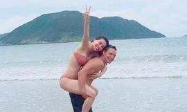 Kim Lý xuất hiện cùng Hồ Ngọc Hà ở sân bay