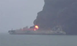 Vụ va chạm tàu chở dầu Panama và tàu chở hàng Hong Kong hôm 7.1 xảy ra ở khu vực được gọi là Tam giác quỷ Bermuda mới" ở ngoài khơi phía Đông Trung Quốc