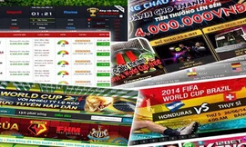 Một số trang web cá cược trực tuyến. 