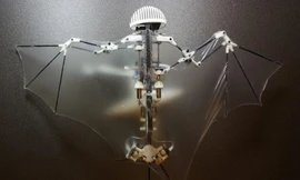 Thiết kế drone lấy cảm hứng từ dơi giúp thiết bị có thể bay lượn dễ dàng và không cần sự điều khiển của con người. (Ảnh: Science Robotics).