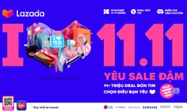 Tưng bừng 'Lễ hội mua sắm 11.11' cùng Lazada