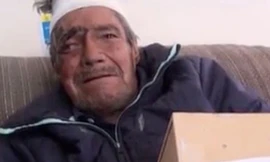 Ông Miguel trở về nhà trong sự kinh ngạc, bất ngờ của người thân. Ảnh: El Diaro