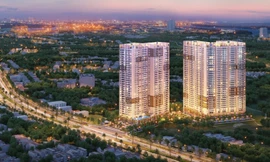 Hình phối cảnh tổng thể dự án Opal Boulevard