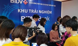 Đại diện nhiều doanh nghiệp và tổ chức thử nghiệm BIDV iBank ngày 31/10.