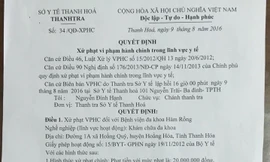 Bị xử phạt vì khám bệnh, cấp phát thuốc miễn phí