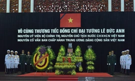 Hình ảnh lãnh đạo Đảng, Nhà nước viếng Đại tướng Lê Đức Anh