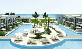 Khách sạn Blue Lagoon Princess được quảng bá trên mạng. Ảnh: News.