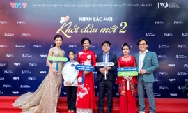 Hoa Hậu Ngoc Hân đồng hành cùng Nghệ sĩ Việt Hương và MC Đại Nghĩa trong chương trình Nhan sắc mới-Khởi đầu mới