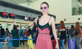 Dương Yến Ngọc diện đầm trễ nải quyến rũ, lên đường thi hoa hậu quý bà 