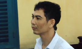 Nguyễn Phúc Tài tại phiên tòa phúc thẩm sáng nay 28/12. Ảnh: Tân Châu