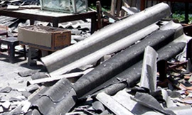 Chợ Phổ Châu tan hoang sau sự cố. Ảnh: Vnexpress