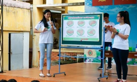 “Clean Hands Project” - Thiên Hà thuyết trình về Quy trình rửa tay 6 bước “đúng chuẩn”
