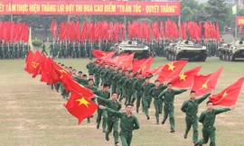 Đợt tập huấn có mục tiêu nâng cao chất lượng công tác Đoàn và phong trào thanh niên trong toàn quân (ảnh: NGUYỄN MINH)