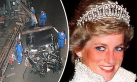 Hiện trường vụ tai nạn xe hơi cách đây hơn 20 năm.