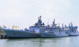 Nhìn gần 3 tàu Hải quân Ấn Độ đến thăm Đà Nẵng