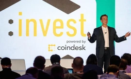 Một hội thảo về tiền ảo do CoinDesk tổ chức. Ảnh: AFP