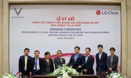VINFAST và LG CHEM hợp tác thành lập liên doanh sản xuất pin 