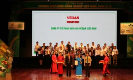 Vedan nhiều năm liền đạt giải thưởng Thương hiệu vàng nông nghiệp VN