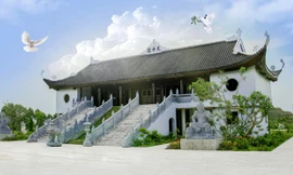 Chùa Thiên Long (trong khuôn viên Thiên đức Vĩnh Hằng Viên, xã Bảo Thanh, Phù Ninh, Phú Thọ), nơi trưng bày tượng phật ngọc.