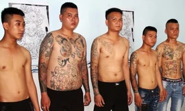 Nhóm đối tượng bị bắt giữ 