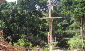 Thao tác đóng MC3RMU đảo Rều đường dây 472E5.22 Cẩm Phả 2 