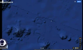 Thợ săn UFO phát hiện vật thể lạ đường kính 4 km dưới đáy biển