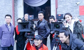 Trương Nghệ Mưu trên phim trường tác phẩm Ảnh