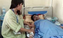 Ông Vinh bị ung thư đại tràng. Ảnh: H.T. 