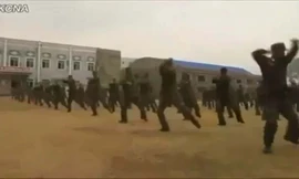 Xem đặc công Triều Tiên phô diễn sức mạnh