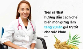 Gừng phát huy tác dụng gấp nhiều lần nếu chế biến theo cách sau