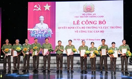 Cục Truyền thông CAND có 14 lãnh đạo. Ảnh. Báo CAND