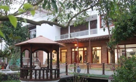 Một góc biệt thự ông Dương ở.